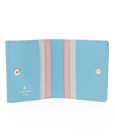 LANVIN en Bleu リュクサンブールカラー 外ボックス二つ折り財布