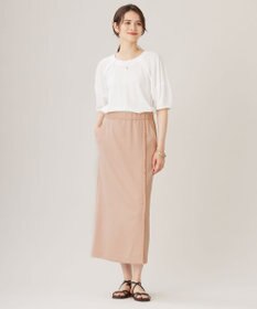 自由区 S 【セットアップ対応・接触冷感・UVカット・洗える】ライトバスケットクロス スカート