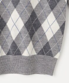 J.PRESS LADIES 【WEB限定カラーあり・洗える】アーガイルツイン ニット