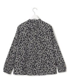 23区 【洗える】シャドーリーフ プリント ブラウス