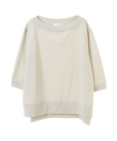 Green Parks ボートネックラメミニ裏毛プルオーバー