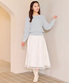 Feroux パール付きシャギー ニット