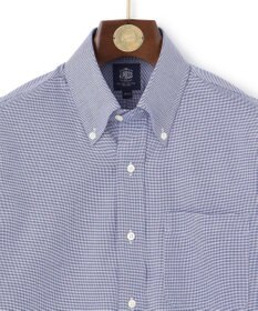 J.PRESS MEN 【PREMIUM PLEATS / 形態安定】PANAMAミニチェックシャツ/ B.D.