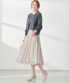 ANY SIS 【前後着用可能】2WAYパフスリーブ カーディガン