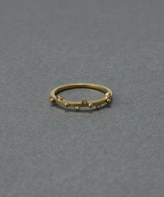 Phoebe 〈金属アレルギー対応〉ドットリング　ゴールド　ステンレス