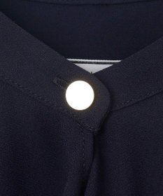 BEIGE， 【洗える】FLEUR / フロントドレープノースリーブドレス