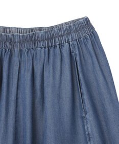 YECCA VECCA デニムコクーンドレープパンツ