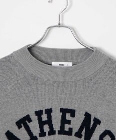 WEGO オーバーフィットジャガードプルオーバー