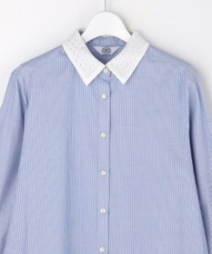 J.PRESS LADIES L 【WEB限定カラーあり・2way】エステネージュ TYPEWRITER STRIPE シャツ