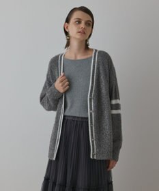 GRACE CONTINENTAL グリッターニットカーディガン