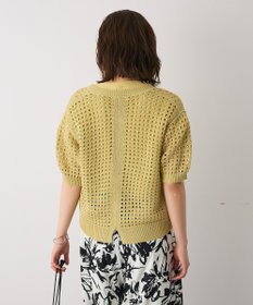 CRAFT STANDARD BOUTIQUE ハーフスリーブメッシュニットカーディガン