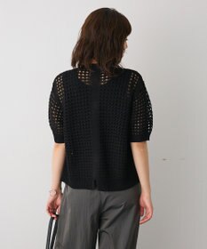 CRAFT STANDARD BOUTIQUE ハーフスリーブメッシュニットカーディガン