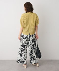 CRAFT STANDARD BOUTIQUE ハーフスリーブメッシュニットカーディガン