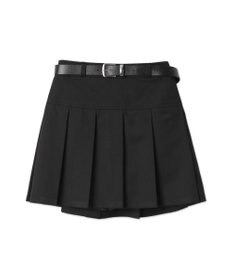WEGO ベルト付プリーツミニスカパン