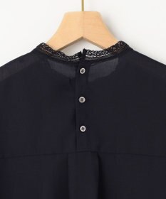 組曲 L 【洗える】シフォンツイルレース ブラウス