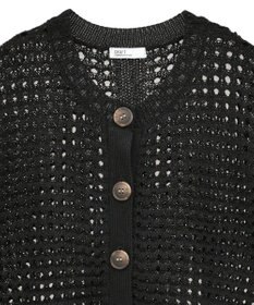 CRAFT STANDARD BOUTIQUE ハーフスリーブメッシュニットカーディガン