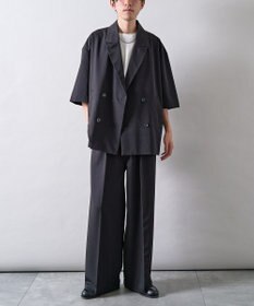 CRAFT STANDARD BOUTIQUE 半袖ダブルテーラードセットアップ