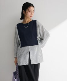 Green Parks 脇リボンドッキングチュニック