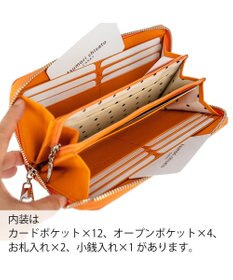 tsumori chisato CARRY ラックスtcネーム ラウンドファスナー長財布