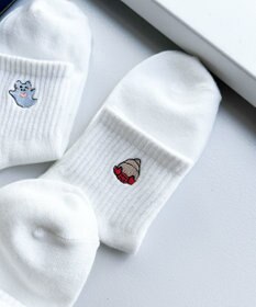 WEGO シーアニマル刺繍アンクルソックス