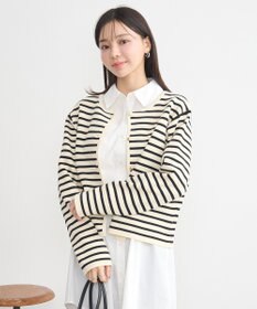 earth music&ecology スポンディッシュポケット付きカーディガン