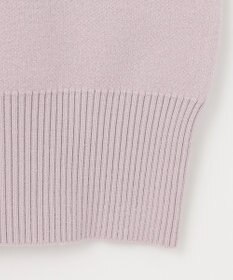 ANY SIS 【洗える】リブコンビボタン ニット