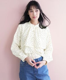 ANY SIS ラッフルレイヤード ブラウス