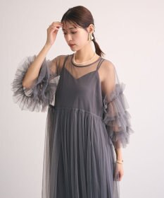 Green Parks ・Ｒａｉｌｍｅ　チュールワンピース（インナーＯＰ付）