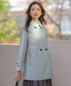 J.PRESS LADIES Artirosa トレンチ コート スモーキーミント系