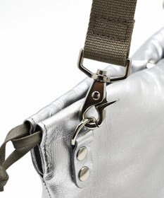 blancle メタリックレザー ドローストリング2wayバッグ