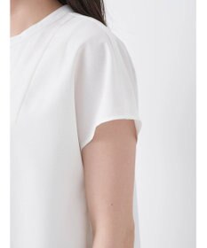 earth music&ecology タックデザインブラウス