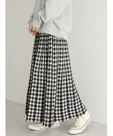 AMERICAN HOLIC ニットプリーツライクチェックスカート