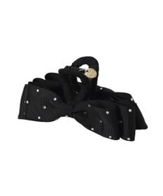 Maison de FLEUR ビジューグログランリボンバンスクリップ