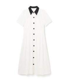 GRACE CONTINENTAL シアーチェックシャツワンピース