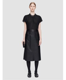 JOSEPH ナッパレザー　ミッドスカート