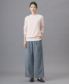 J.PRESS LADIES 【洗える】サイロウォッシャブル2wayストライプ ワイド パンツ