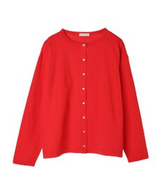 CRAFT STANDARD BOUTIQUE ウ゛ィンテージ風天竺　パール釦クルーカーデＬ／Ｓ