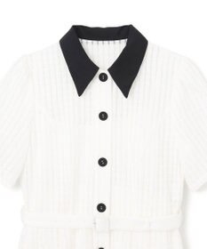 GRACE CONTINENTAL シアーチェックシャツワンピース