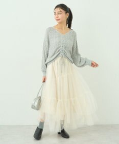 earth music&ecology ドロストニットプルオーバー