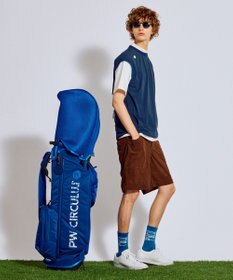 PW CIRCULUS 【MEN】WAVYロゴソックス ゴルフ