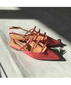 MODE ET JACOMO <MODE ET JACOMO>リボンフラットバックベルトパンプス