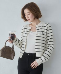 WEGO 【26年春新作】別注USPOLOケーブルニットカーデ