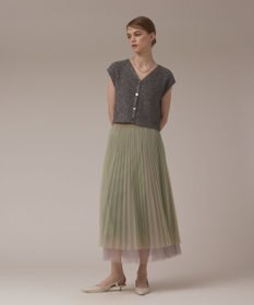 GRACE CONTINENTAL チュールリバーシブルスカート