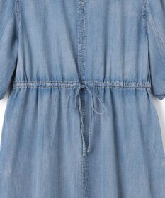 J.PRESS YORK STREET 【WOMEN】ライトダンガリー ツイストスリーブワンピ－ス