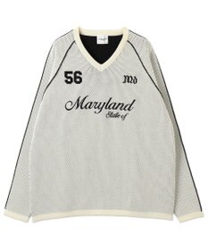 WEGO 【ユニセックス着用ITEM】ゲームロゴメッシュジャガードプルオーバー