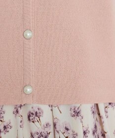 Tiaclasse L 【洗える】ミラノリブ編みが大人上品なリボンニットカーディガン