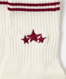 WEGO 底パイルスターラインソックス（14㎝丈）