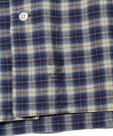 J.PRESS MEN 【J.PRESS ORIGINALS】【UNISEX】Indian Madras Open Shirts / Baggy-Fit