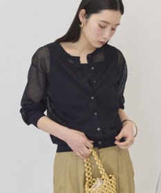 AMERICAN HOLIC シアーリブニットカーディガン