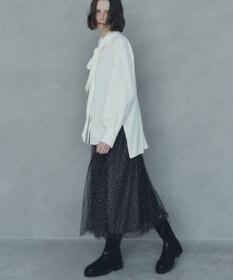 YECCA VECCA プリントチュールスカート